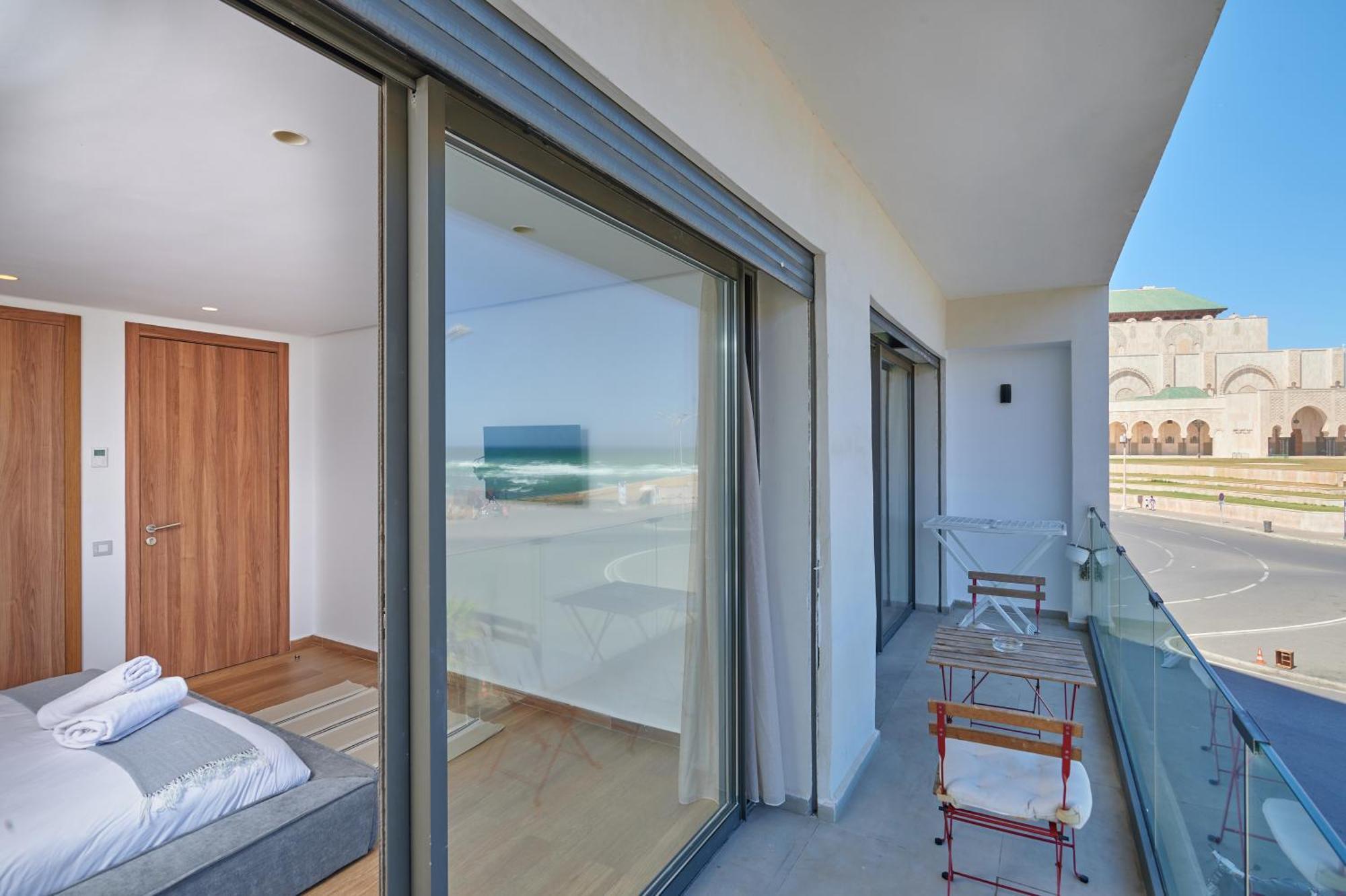 Apartment Sea View B2 - Mosquee Hassan II - By Thecasaedition الدار البيضاء المظهر الخارجي الصورة